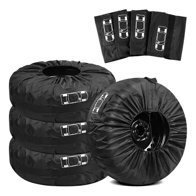 Funda Cubre Rueda Neumatico Auto Camioneta Rodado 13 A 18