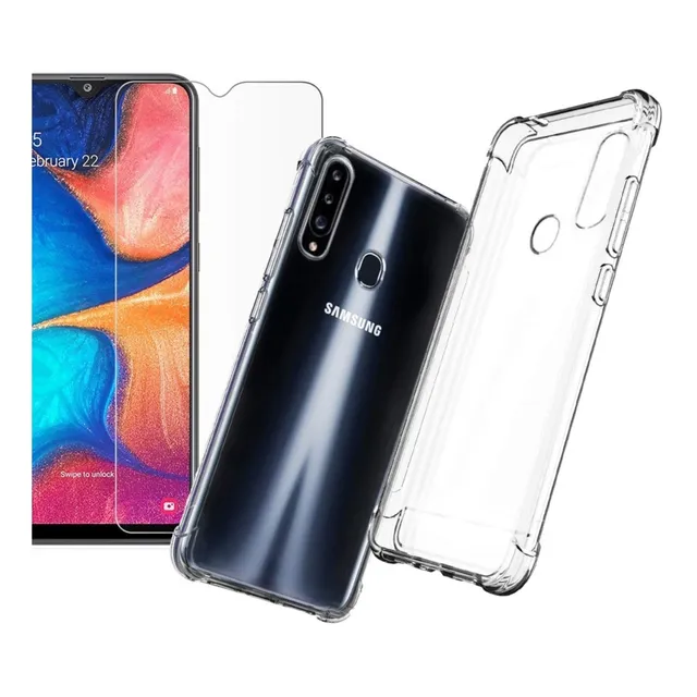 Funda Para Samsung Galaxy A20s Protector Case + Vidrio