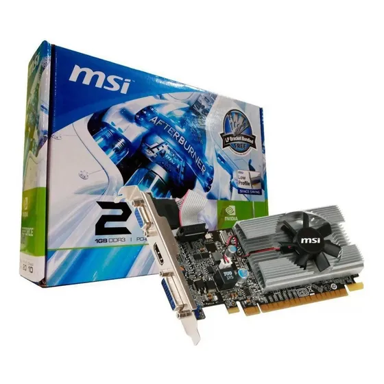 Placa de vídeo Nvidia MSI GeForce 200 Series 210 N210-MD1G/D3 1GB