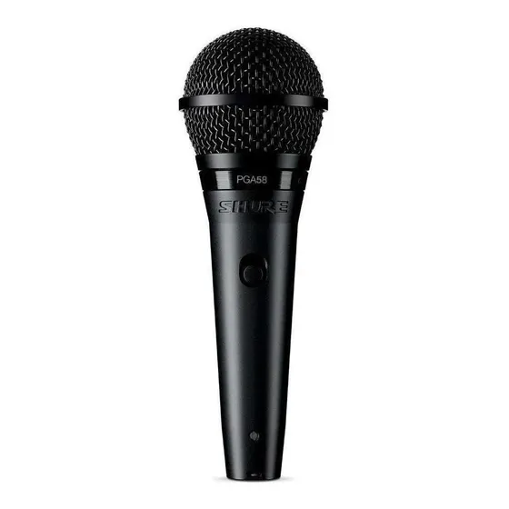 Micrófono Shure Pg Alta Pga58-xlr Dinámico Cardioide Negro
