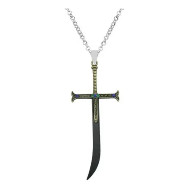 Colar Pingente Espada Yoru Dracule Mihawk One Piece