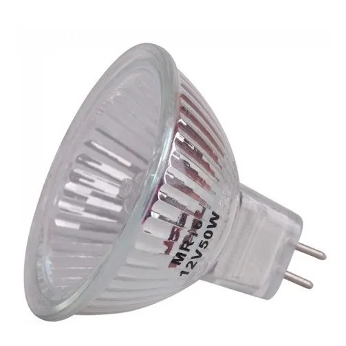 Lampara Dicroica 12v Mr16 6.35 50w Halogena Dimerizable