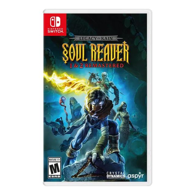 Edición física remasterizada de Legacy Of Kain Soul Reaver 1 y 2 para Switch