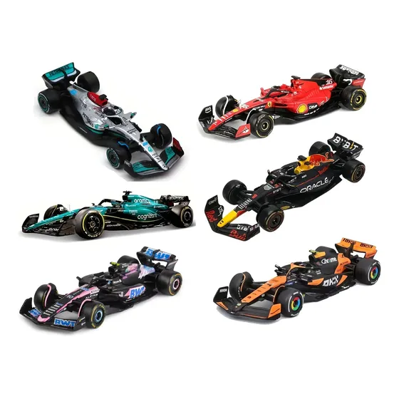 Coleccion 6 Autos F1 Escala 1:43 Formula Uno