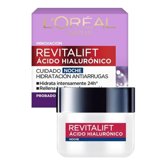 Crema Revitalift Acido Hialuronico Noche 50 Ml