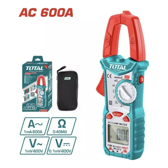 Pinza Amperimétrica Multímetro Ac 600 Tmt46003