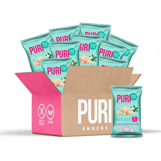 Pack Colación 20 Puripop Individual Endulzada