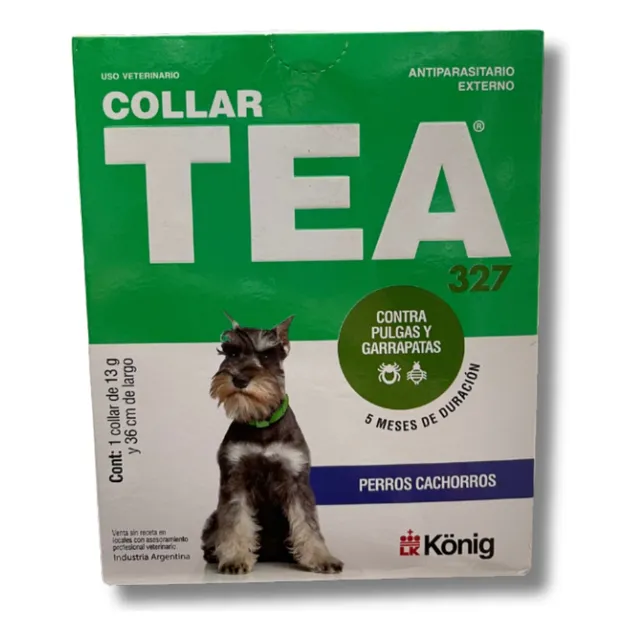 Collar Para Perros Pulgas Garrapatas Tea Cachorros 36 Cm