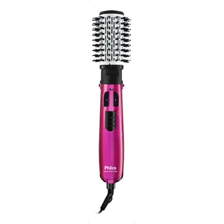 Escova Rotativa Philco Pec03r Beauty Shine Single 1100w Cor Rosa 127v Escova Rotativa Philco Pec03r Beauty Shine Single 1100w Cor Rosa 127v