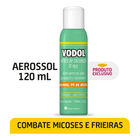 Vodol Aero 120ml Micose De Pele Unha Virilha Pé De Atleta