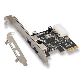 Placa Pci Express Usb 3.0 2 Portas Usb T106 5gbps Win/linux Placa Pci Express Usb 3.0 2 Portas Usb T106 5gbps Win/linux