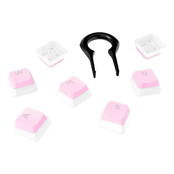 Conjunto De Teclas Hyperx Pudding Keycaps Abs Rosa - Abnt2