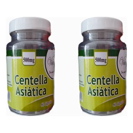 Centella Asiática 500mg 120 Cápsulas Promo!! 