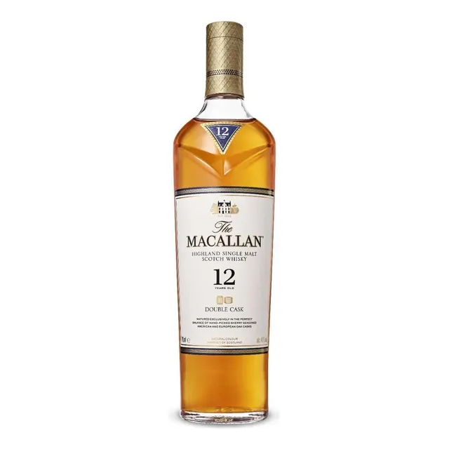 Paquete De 3 Whisky The Macallan 12 Años Double Cask 700 Ml