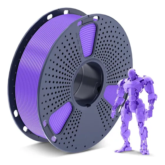 Filamento Pla Sunlu Para Impresora 3d De 1.75 Mm Y 1 Kg Color Violeta