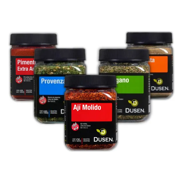Kit Gourmet De 5 Condimentos Dusen - Kosher Y Sin Tacc