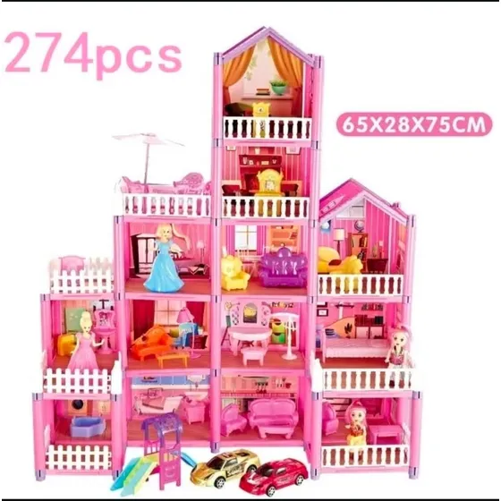 Casa Muñeca Con Luces Princesa