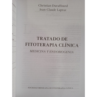 Tratado De Fitoterapia Clinica Medicina Y Endobiogenia Tratado De Fitoterapia Clinica Medicina Y Endobiogenia