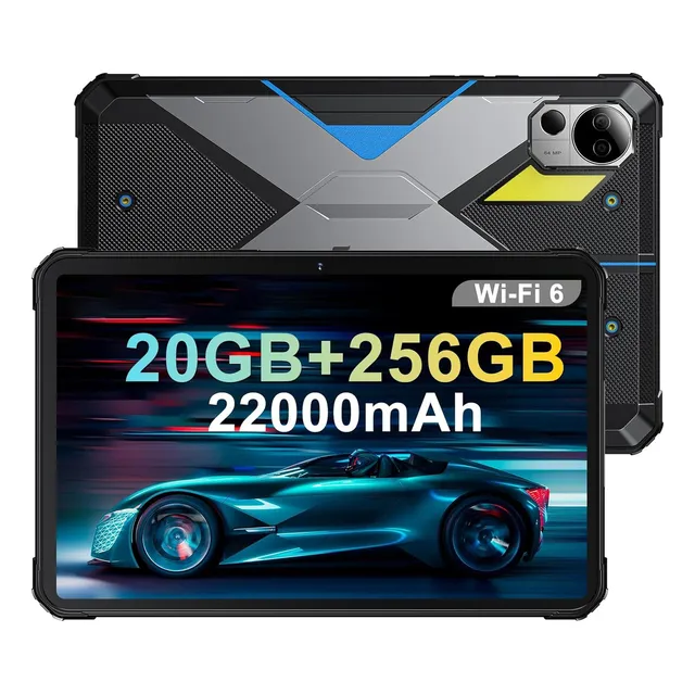 Tablet Fossibot Dt2 10.4 Robusta 22000mah 66w 12gb y 256gb Color Azul