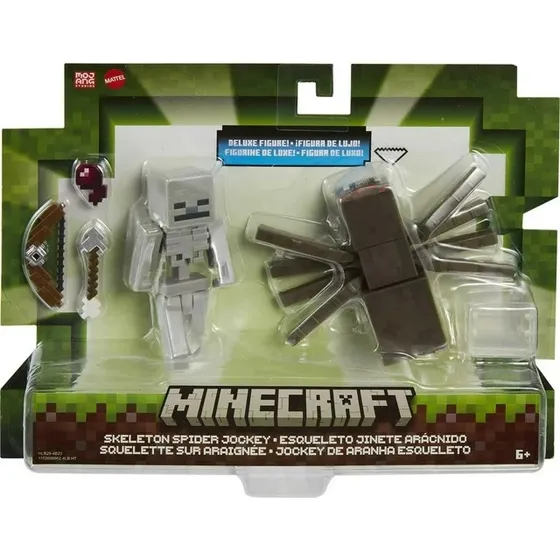 Minecraft Figuras Esqueleto Jinete Arácnido