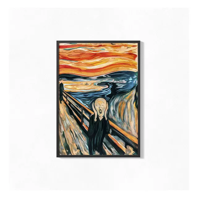 Cuadro Poster 20x30 El Grito Edvard Munch