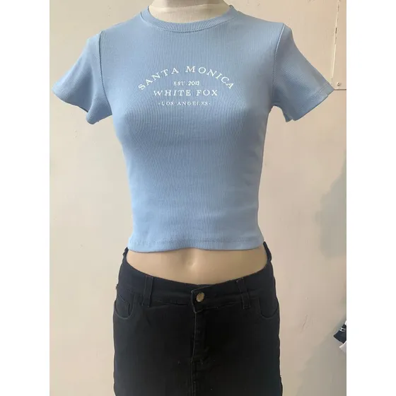 Pack X4 Musculosa Crop Top Morley Mujer Reina Tex Talle U