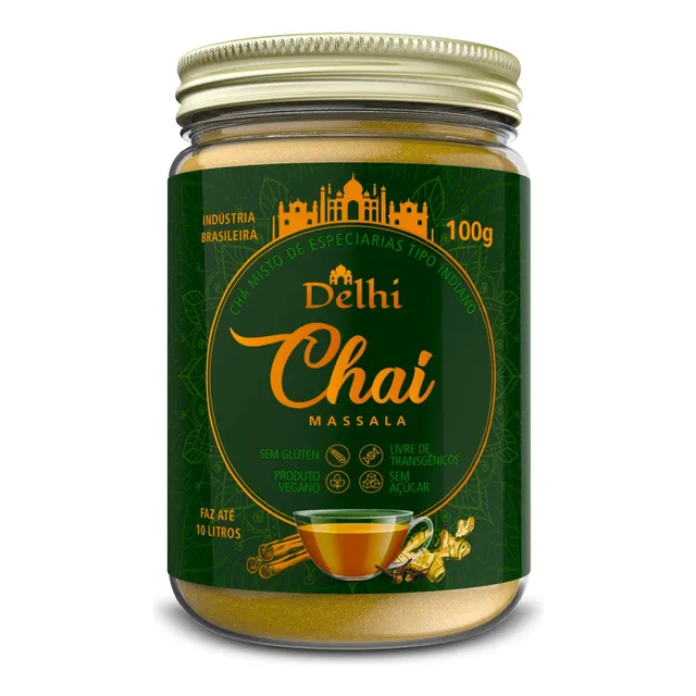 Chá Delhi Massala Chai 100g - Indiano Com Chá Preto