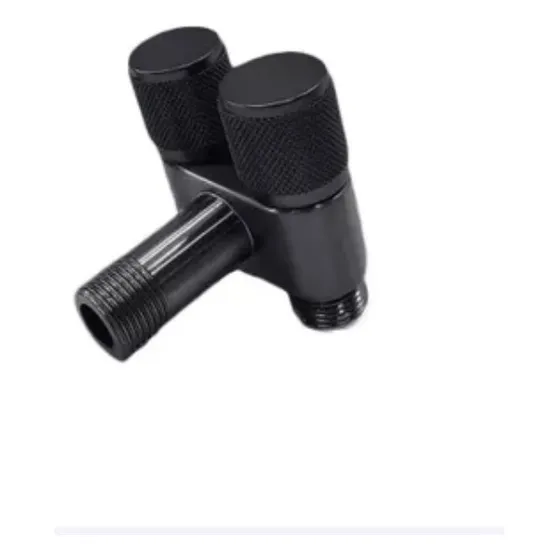 Llave De Arresto Doble Negro Mate Gs