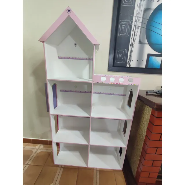 Casa De Muñecas De Madera Con Ascensor
