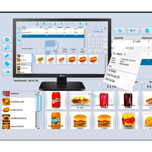 Software Punto De Ventas Comida Rápida Restaurant Full