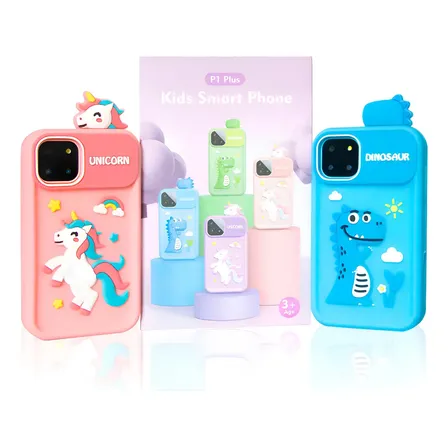 Celular Infantil De Brinquedo Telefone De Criança Unicornio Rosa