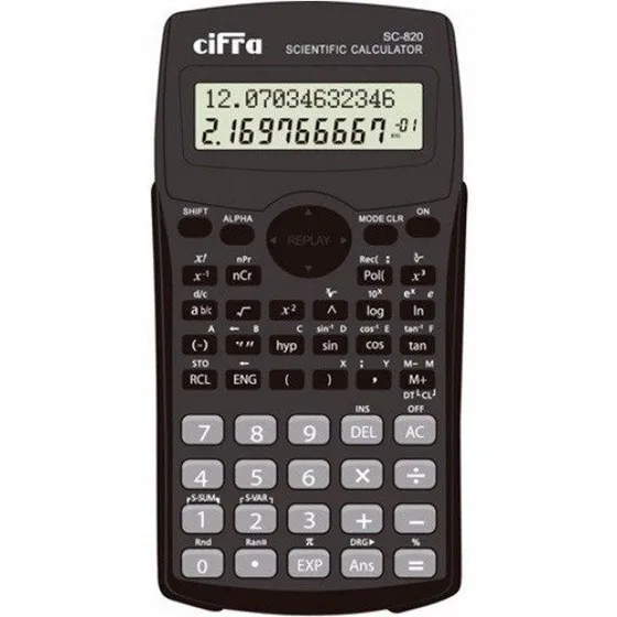 Calculadora Científica Cifra Sc-820 - Full