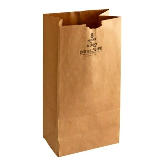 Bolsas Papel Kraft 4 Kg Importadas Made In U.s.a 15.5x31.5cm
