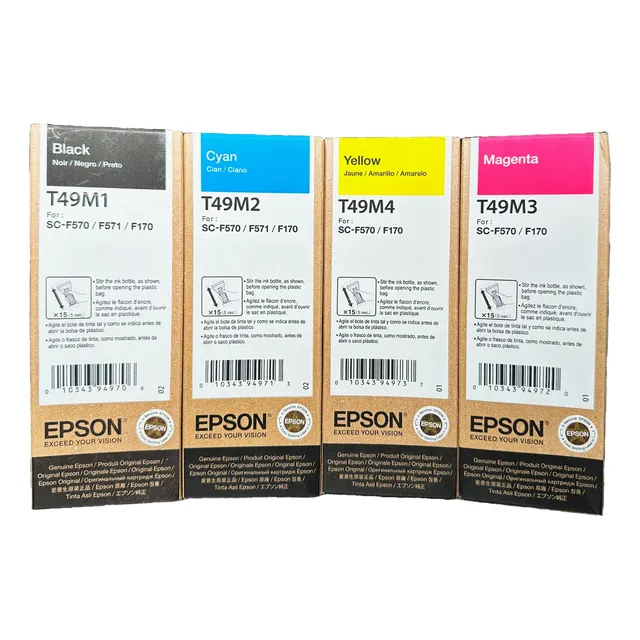 Kit De Tintas Epson T49m Ultrachrome F170 / F570