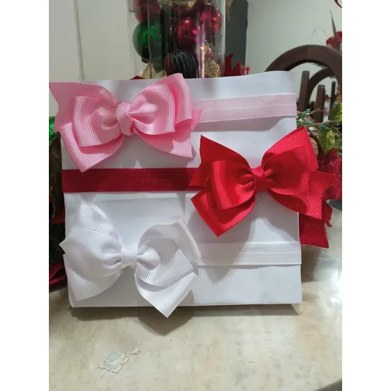  Cintillos Para Bebés  (set De 6 Lazos)