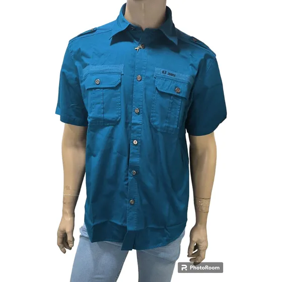 Camisa Ke Manga Corta Para Caballero Cc42-11