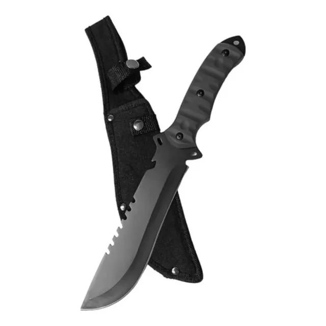 Cuchillo Navaja Táctico Militar Multifuncional + Estuche