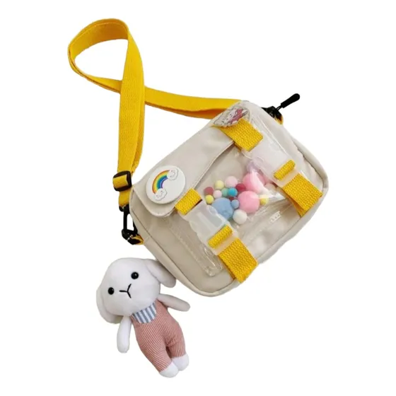 Mini Bandolera Mini Cartera Kawaii Pins Candy