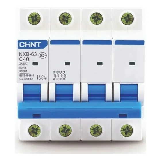Llave Térmica Tetrapolar 40 A Interruptor Chint