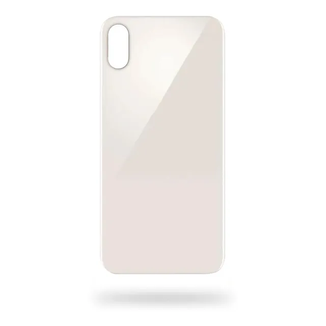 Tampa Vidro Traseira Compatível iPhone X Furo Maior