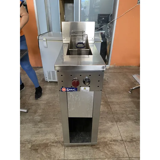 Freidora Industrial Mstar De 1 Canasta. Funciona A Gas