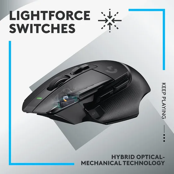 Mouse Raton Logitech G502 X Lightspeed Inalámbrico 25kdpi