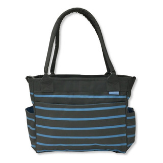 Pañalera Mochila Moderna Multiusos Practica Rayada Azul Color Celeste Pañalera Mochila Moderna Multiusos Practica Rayada Azul Color Celeste