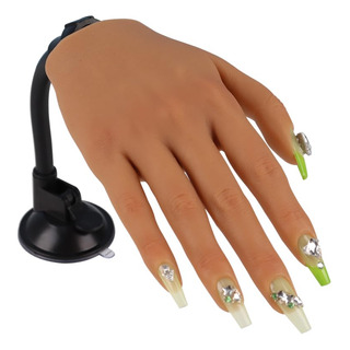 Mão Artificial Prática Knowu Para Unhas, Direita, Cor #4 Mão Artificial Prática Knowu Para Unhas, Direita, Cor #4