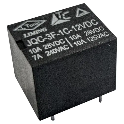Rele T73 1c Rev 10a 12vdc 5p Jqc-3ff Kit 05 Pçs Qualidade