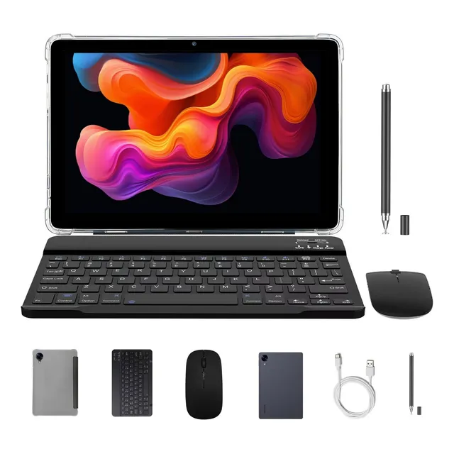 Tableat 10.1  Android 8gb+128gb Wifi 5g Con Teclado Y Lapiz