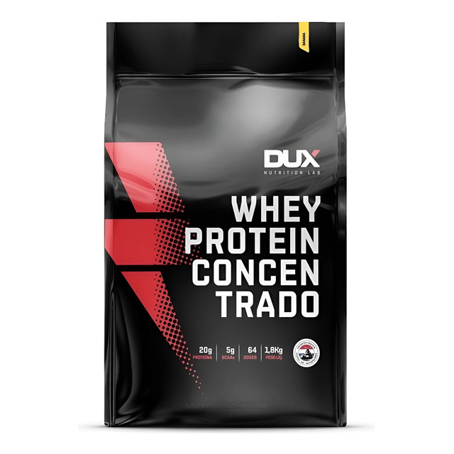 Whey Protein Concentrado - 1,8 Kg Dux Nutrition Sabor Baunilha Whey Protein Concentrado - 1,8 Kg Dux Nutrition Sabor Baunilha