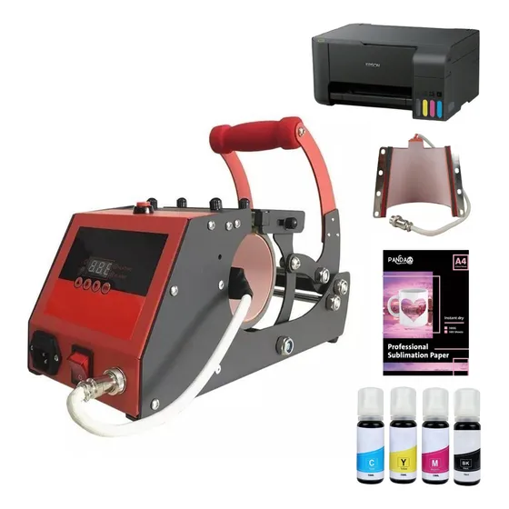 Combo Sublimación Epson A4 + Estampadora Tazas X2 + Tintas Color No Aplica