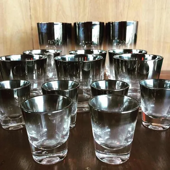 Vasos Vintage Degrade Ahumado