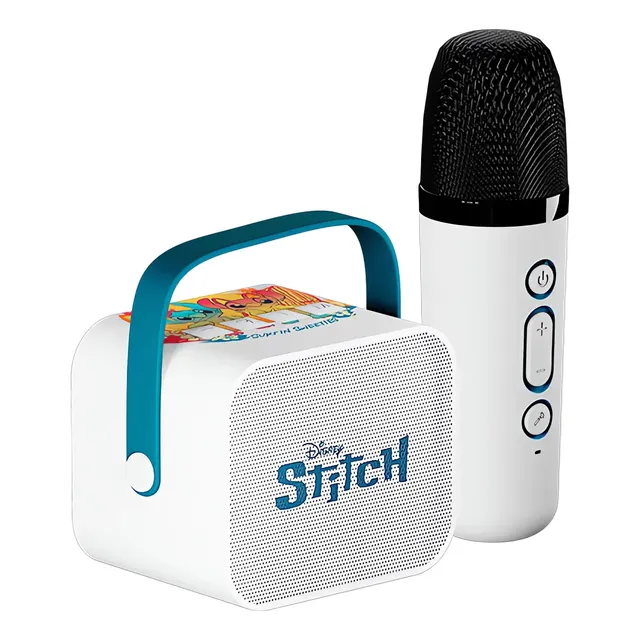 Parlante Con Microfono Karaoke Mini Xts-d622s Stitch Disney®